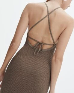 Cross Back Cut Out Knit Maxi Dress -Swoon Fashion knolly keyhole knit maxi soy marle imageback kd92768knt