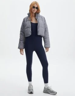 Swoon Fashion -Swoon Fashion liana long line unitard navy blazer full sw75941ss