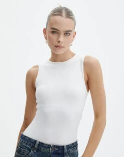 Ringspun Fitted Denim Jacket -Swoon Fashion maria bodysuit milk front tb93266pch 2