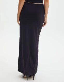 Supersoft Slim-Fit Maxi Skirt -Swoon Fashion meg supersoft maxi skirt black back sl51179pln