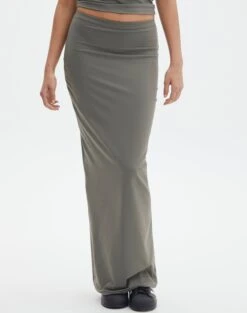 Supersoft Slim-Fit Maxi Skirt -Swoon Fashion meg supersoft maxi skirt cypress full sl51179pln