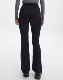 High Rise Flare Ponte Pant -Swoon Fashion minogue high rise flare ponte black back pw52146pont