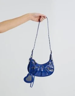 Zip Front Long Sleeve Fold Down Knit Top -Swoon Fashion missy mini studded shoulder bag out of the blue front bg107992pu