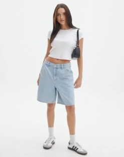 Keyhole Long Sleeve Wrap Top -Swoon Fashion nate longline denim short iced vovo front sw127903rdnm 1