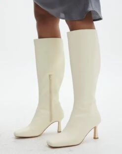 Cropped V Neck Tee -Swoon Fashion normani knee high boot whipped butter front sh68107pu 32