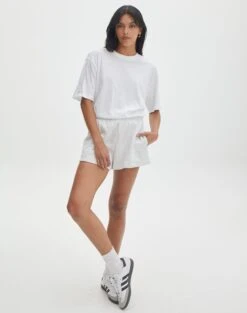 Supersoft Ruched Front Bodysuit -Swoon Fashion o beckham short snow marle front sw62109ocot 2