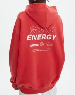 Drawstring Sweat Short -Swoon Fashion o billie boyfriend oversized hoodie energyred the room front tl102294oprt