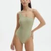 One Shoulder Swim One Piece -Swoon Fashion olenna one shoulder one piece precious cargo front ga141101rpln