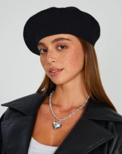 Strapless Fishnet Corset Top -Swoon Fashion oui oui beret black front ha107918knt 1