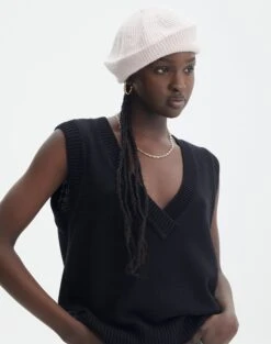 Strapless Fishnet Corset Top -Swoon Fashion oui oui beret rose and thorne front ha107918knt 1