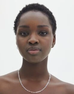 Double Tie Front Ribbed Knit Top -Swoon Fashion plated fine chain link necklace silver front je105967nl 1