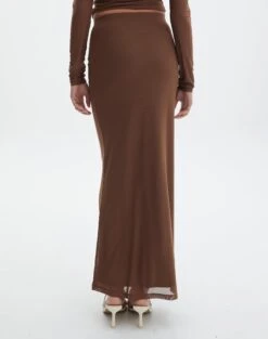 Mesh Maxi Skirt -Swoon Fashion r co drey maxi skirt deep umber back sl52001rmes
