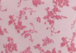 Floral Mesh Lettuce Trim Midi Skirt -Swoon Fashion r co sabrina burnout mesh maxi baby doll burnout imagefront sl53303rbo