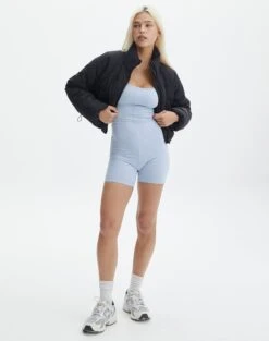 Zip Up Puffer Jacket -Swoon Fashion r eddie funnel crop puffer black hotfull cs84145rpln