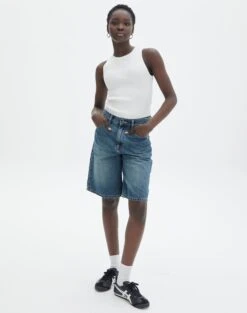 Rib Knit Tank -Swoon Fashion r guy cropped knit white full kv55139rrib