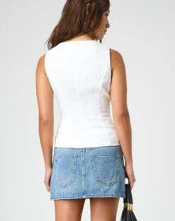 Low Rise Denim Mini Skirt -Swoon Fashion r leni low rise hemmed mini skirt riley vintage wash back ss55069rden