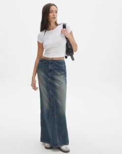Supersoft Thin Strap Tank -Swoon Fashion r lisbon denim maxi skirt coyote blue front sl119702rdnm