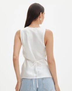 Lace Trim Satin Cami -Swoon Fashion r lola lace trim cami milk back bv119674rsat