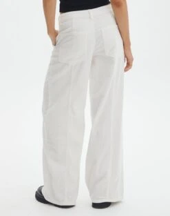Mid Rise Pintuck Cord Pant -Swoon Fashion r miranda cord milk back pw91822rcor