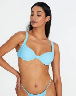 Side Tie Thong Bikini Bottom -Swoon Fashion r teagan tie back bikini top deja blue front ga110507rpln 1