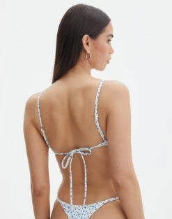 Printed Ruched Balconette Bikini Top -Swoon Fashion reef balconette top dahlia ditsy back ga52510rddt