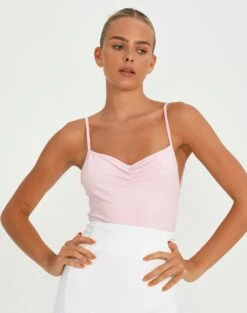 Supersoft Ruched Front Bodysuit -Swoon Fashion releve ruche front bodysuit rose and thorne front tb104638pch