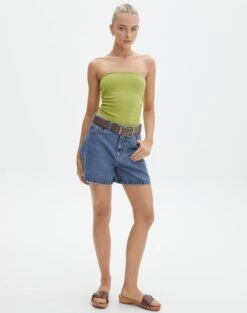 Strapless Ruched Knit Bandeau -Swoon Fashion riley rouched side boobtube wassa bae full kv85755vn