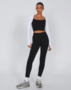 Swoon Fashion -Swoon Fashion rosa seamless tank black full tv53576hvs