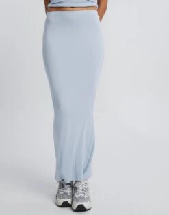 Luxe Lounge Modal Slim-Fit Maxi Skirt -Swoon Fashion ruby modal maxi skirt blue melody full sl96661mod