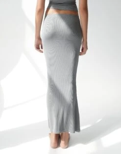 Luxe Lounge Modal Slim-Fit Maxi Skirt -Swoon Fashion ruby modal maxi skirt everythings pine back sl96661mod