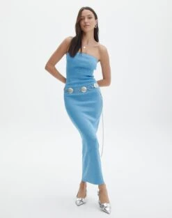 Active Longline Supersoft Unitard -Swoon Fashion sangria sparkle strapless slim electric teal front kd117623lur 1