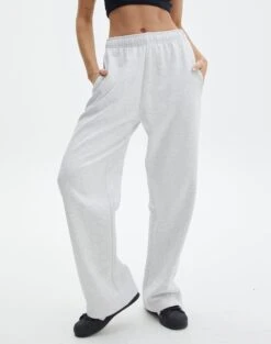 Wide Leg Jogger -Swoon Fashion santana jogger snow marle full pw106874oflc
