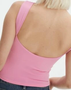Supersoft Backless Tank Top -Swoon Fashion sayley low back tank gimme guava imageback tv146388pch