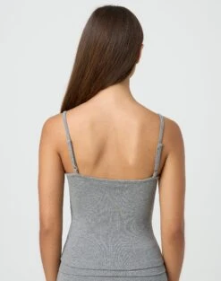 Luxe Lounge Modal Thin Strap Singlet -Swoon Fashion sisi modal tank heather marle back tv118176mod