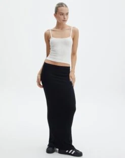 Luxe Lounge Modal Thin Strap Singlet -Swoon Fashion sisi modal tank milk full tv118176mod