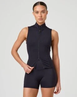 Adjustable Strap Knit Crop Tank 37 Adjustable Strap Knit Crop Tank -Swoon Fashion soko zip up vest black front tv146094but 7