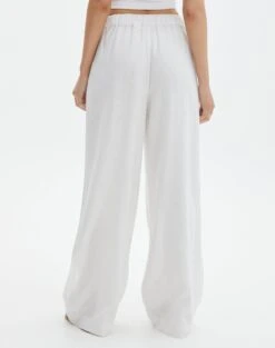 Linen Blend Pants 30 Linen Blend Pants -Swoon Fashion t co dallas linen pant white back pw115995tlv