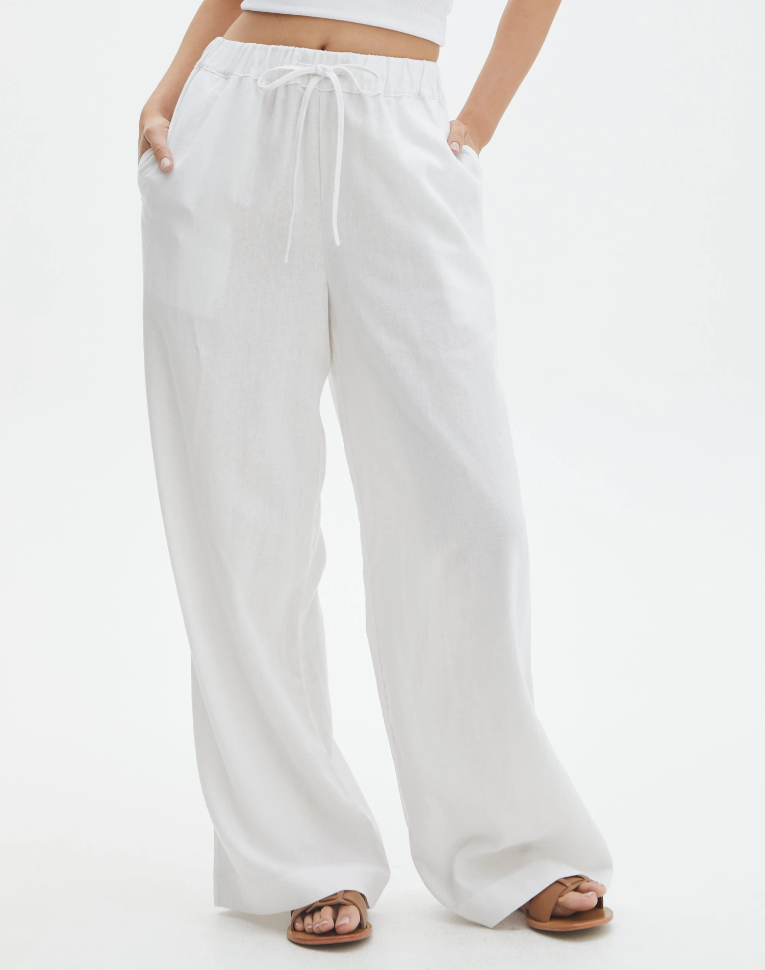 Linen Blend Pants 9 Linen Blend Pants - Image 7