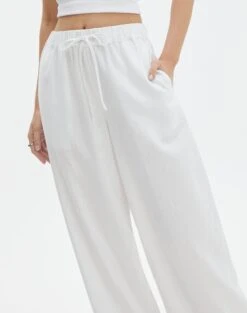 Linen Blend Pants 31 Linen Blend Pants -Swoon Fashion t co dallas linen pant white imageback pw115995tlv