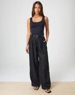 Swoon Fashion -Swoon Fashion tommy tank top black full tv124269pch