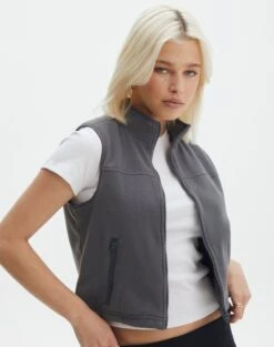 Rib Knit Long Sleeve Shrug -Swoon Fashion vinnie vest shadow dancer front tc91570flc 1