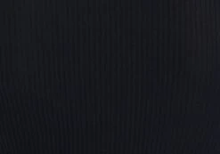 Ribbed Long Sleeve Split Side Knit -Swoon Fashion wilber wide neck black imagefront kl124045vn